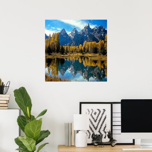 Lago Scenery Canvas Print Poster (Heimbüro)