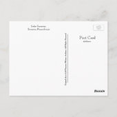 Lago Scranton Post Card Winterstimmung Postkarte (Rückseite)