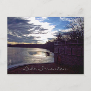 Lago Scranton Post Card Winterstimmung Postkarte