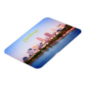 Lago Skyline (Cleveland OH) Magnet (Linke Seite)