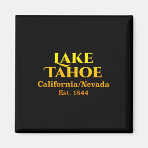 Lago Tahoe Design Brust Pocket Logo Hirsch 2-seiti Magnet