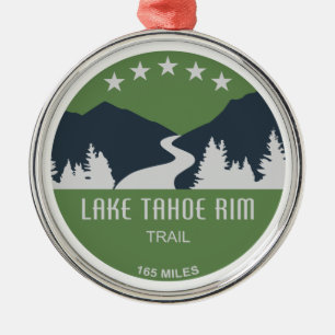 Lago Tahoe Rim Ornament Aus Metall