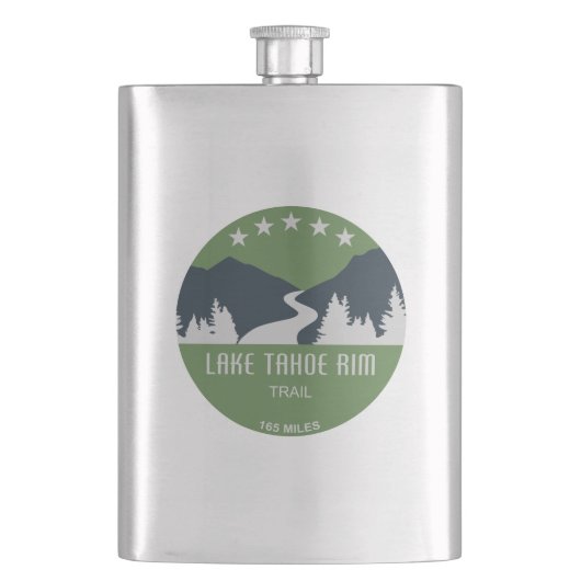 Lago Tahoe Rim Trail Flachmann (Vorderseite)