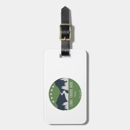 Lago Tahoe Rim Trail Gepäckanhänger (Vorderseite vertikal)