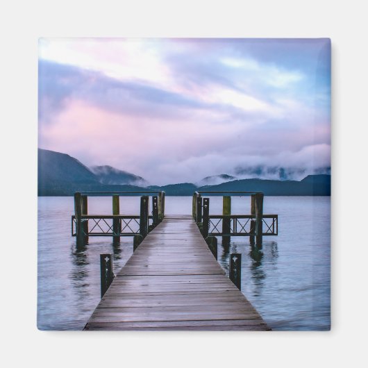 Lago Tanau Neuseeland Magnet (Vorne)