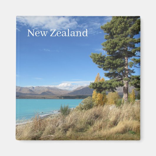 Lago Tekapo New Zealand Magnet (Vorne)