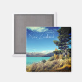 Lago Tekapo New Zealand Magnet (Vorderseite/Rückseite)