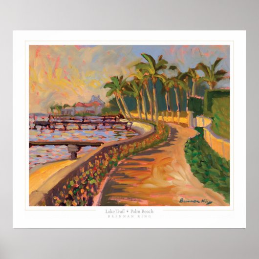 Lago Trail Print Poster (Vorne)