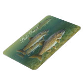 Lago Trout Painting Magnet (Linke Seite)
