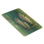 Lago Trout Painting Magnet (Rechte Seite)