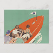 Lago Winnipesaukee NH Bahnbetrieb und Bergstation Postkarte (Vorderseite)