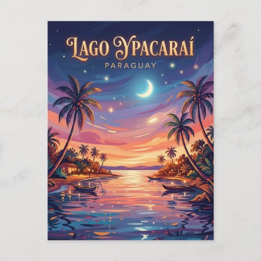 Lago Ypacaraí Paraguay Postkarte (Vorderseite)