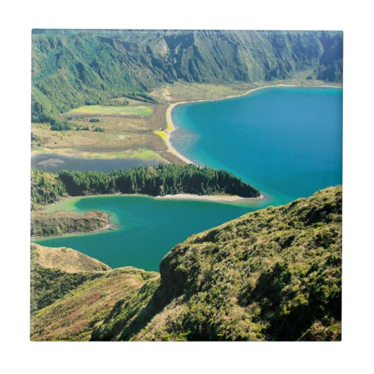 Lagoa do Fogo, Azoren Fliese (Vorderseite)