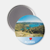 Lagoa do Fogo, Azoren Magnet (Vorderseite/Rückseite)