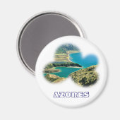 Lagoa do Fogo, Azoren Magnet (Vorderseite/Rückseite)