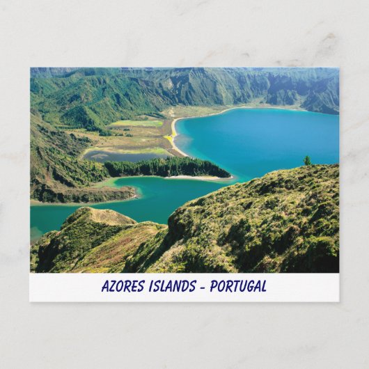 Lagoa do Fogo - Azoren Postkarte (Vorderseite)