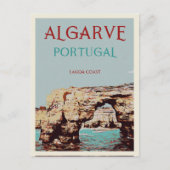 Lagoa Küste Abbildung Algarve Portugal Postcard Postkarte (Vorderseite)