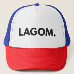 Lagom B&W Truckerkappe