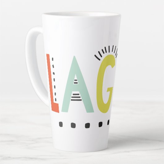 Lagom Colors Latte Tasse (Linke Ecke)