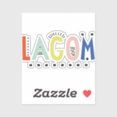 Lagom Colors Vinyl Sticker (Blatt)