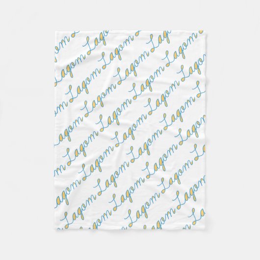 Lagom Fleecedecke (Vorderseite)