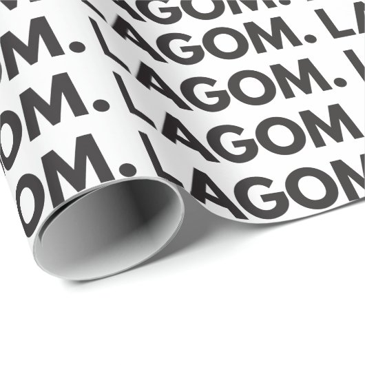 LAGOM. Geschenkpapier (Rolleneckpunkt)