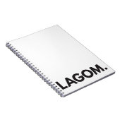 LAGOM. Notizbuch Notizblock (Rechte Seite)