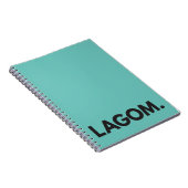 LAGOM. Notizbuch Notizblock (Rechte Seite)