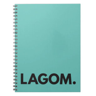 LAGOM. Notizbuch Notizblock