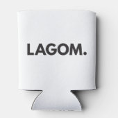 LAGOM. Schwarz-Weiß-Dose-Kühler Dosenkühler (Rückseite)
