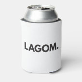 LAGOM. Schwarz-Weiß-Dose-Kühler Dosenkühler (Kanne Rückseite)