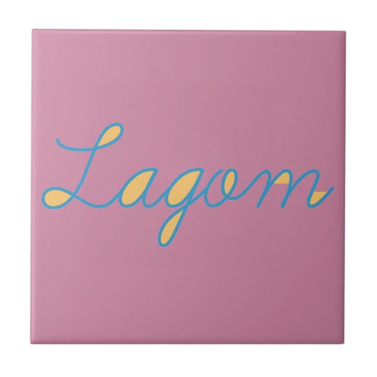 Lagom Sweden Fliese (Vorderseite)