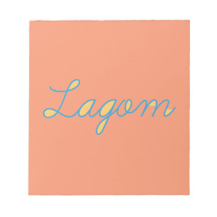 Lagom Sweden Notizblock
