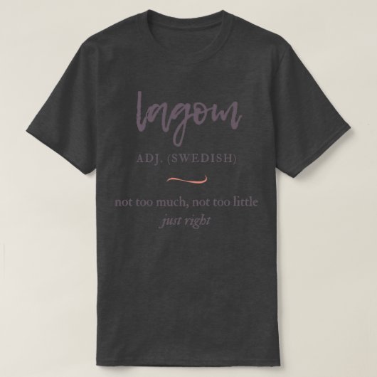 lagom T-Shirt (Design vorne)