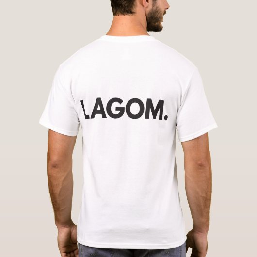 LAGOM. T-Shirt (Rückseite)