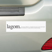 Lagom Wiki Autoaufkleber (Auf Auto)