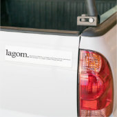 Lagom Wiki Autoaufkleber (Auf Lkw)