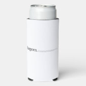 Lagom Wiki Can Cooler Selters Dosenkühler (Seltzer Rückseite)