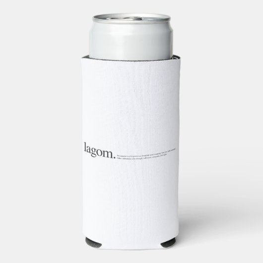 Lagom Wiki Can Cooler Selters Dosenkühler (Seltzer Rückseite)