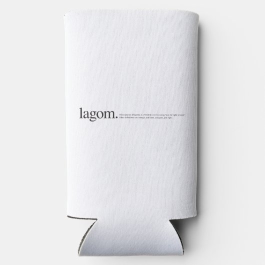 Lagom Wiki Can Cooler Selters Dosenkühler (Rückseite)