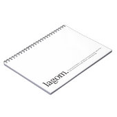 Lagom Wiki-Notebook Notizblock (Linke Seite)
