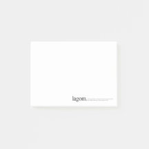 Lagom Wiki Post-it-Notizen