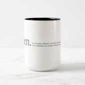 Lagom Wiki Zweifarbige Tasse (Mittel)