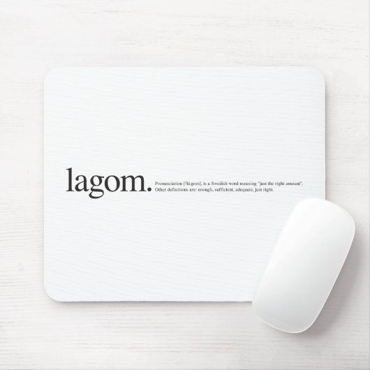 LagomWiki Mousepad (Mit Mouse)