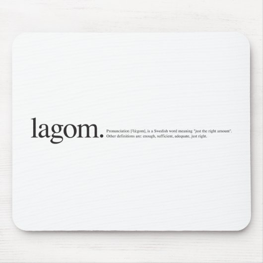 LagomWiki Mousepad (Vorne)