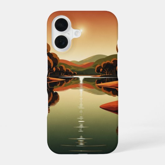 Lagon Chaud Vintage iPhone 16 Hülle (Rückseite)