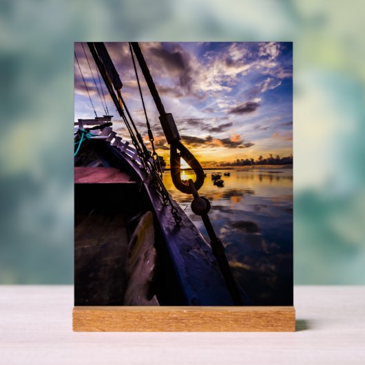 Lagoon at Dawn, at Acrylschild (Neutral)