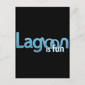 Lagoon is Fun Logo Postkarte (Vorderseite)