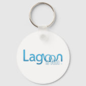 Lagoon is Fun Logo Schlüsselanhänger (Vorderseite)