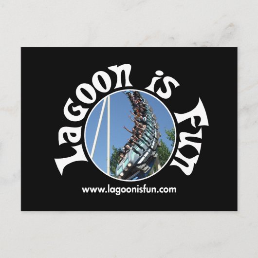 Lagoon ist Spaß - Kolossus Dunkel Postkarte (Vorderseite)